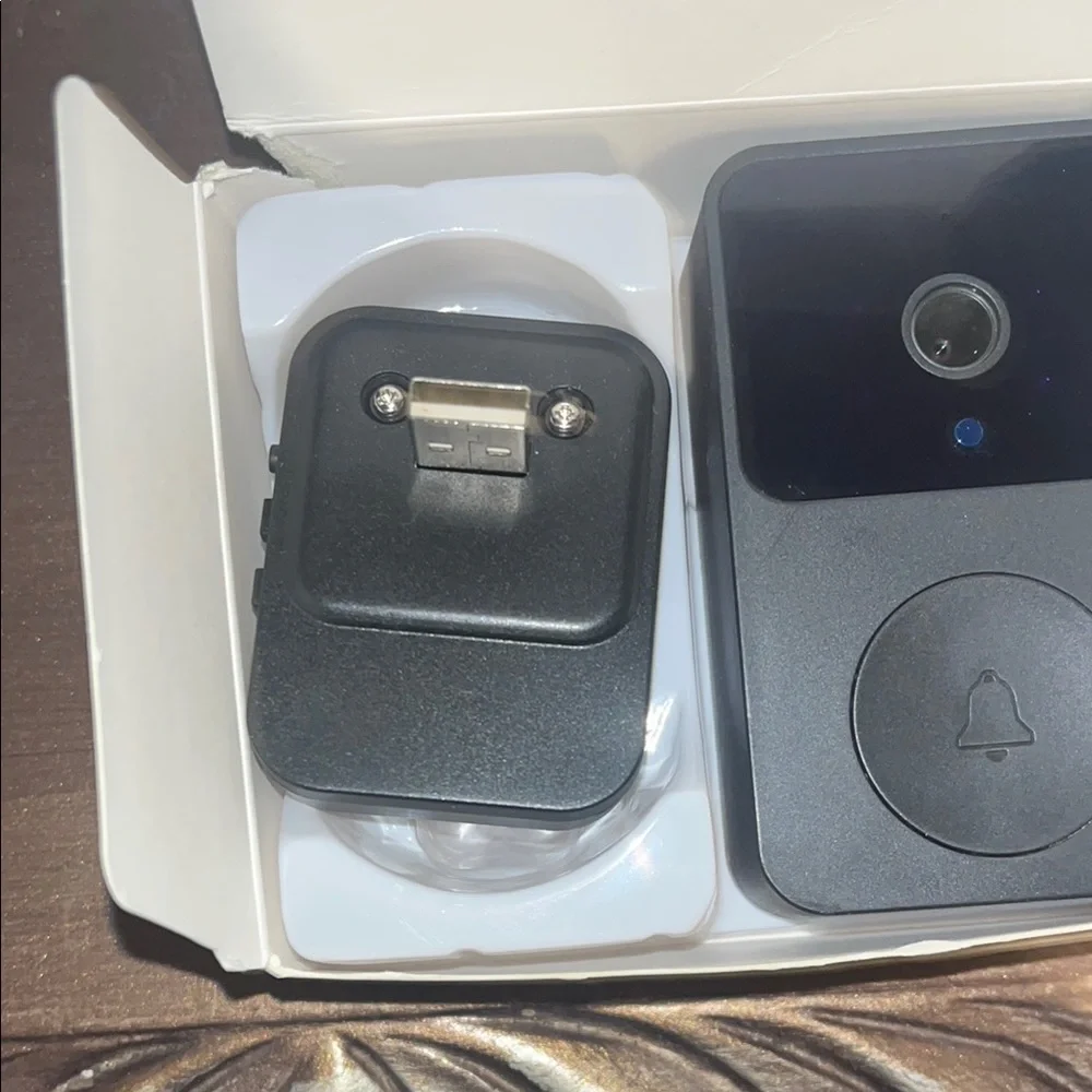HOME SECURITY Wei home doorbell camera with Bluetooth speaker & mount